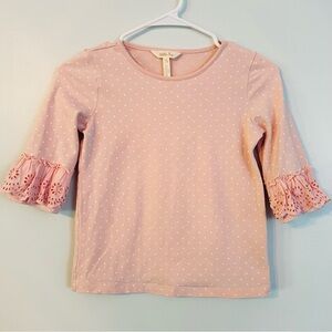Matilda Jane Pink Cloud 3/4 Sleeve Top